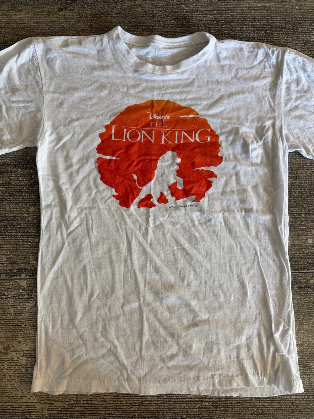 Disney vintage Sega Lion King promo graphic t-shirt